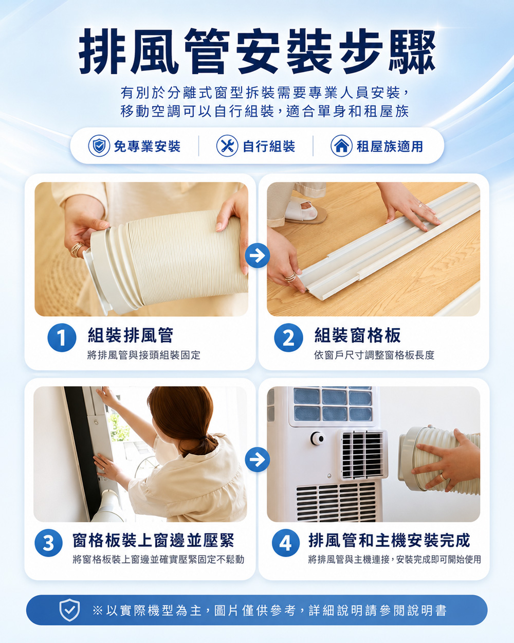 【JJPRO 家佳寶】BSMI認證 7500BTU 多功能移動式冷氣 (JPAC03)