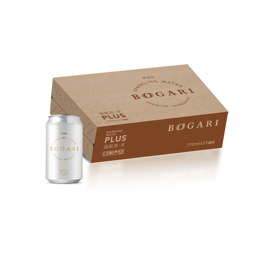 【開元食品】BOGARI 寶嘉麗強氣泡水 330ml