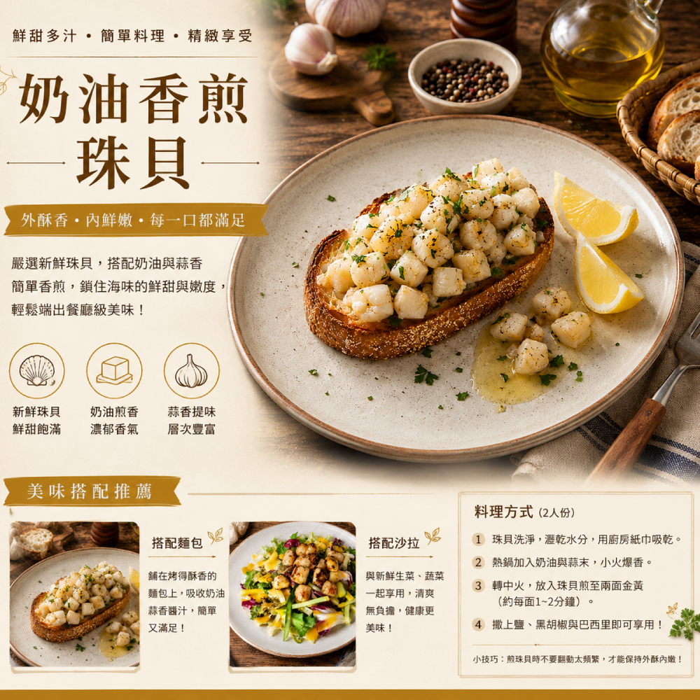 小川漁屋 鮮凍海灣珠貝(200g±10%/包)