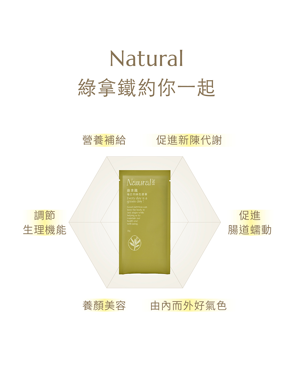 【Natural365】每日的綠色營養-綠拿鐵 營養與纖維一次到位
