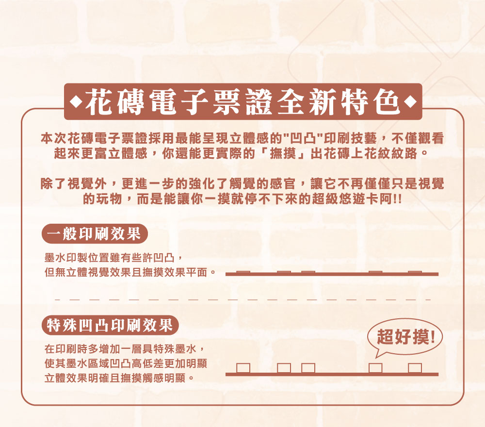 復古花磚造型悠遊卡-多款可選