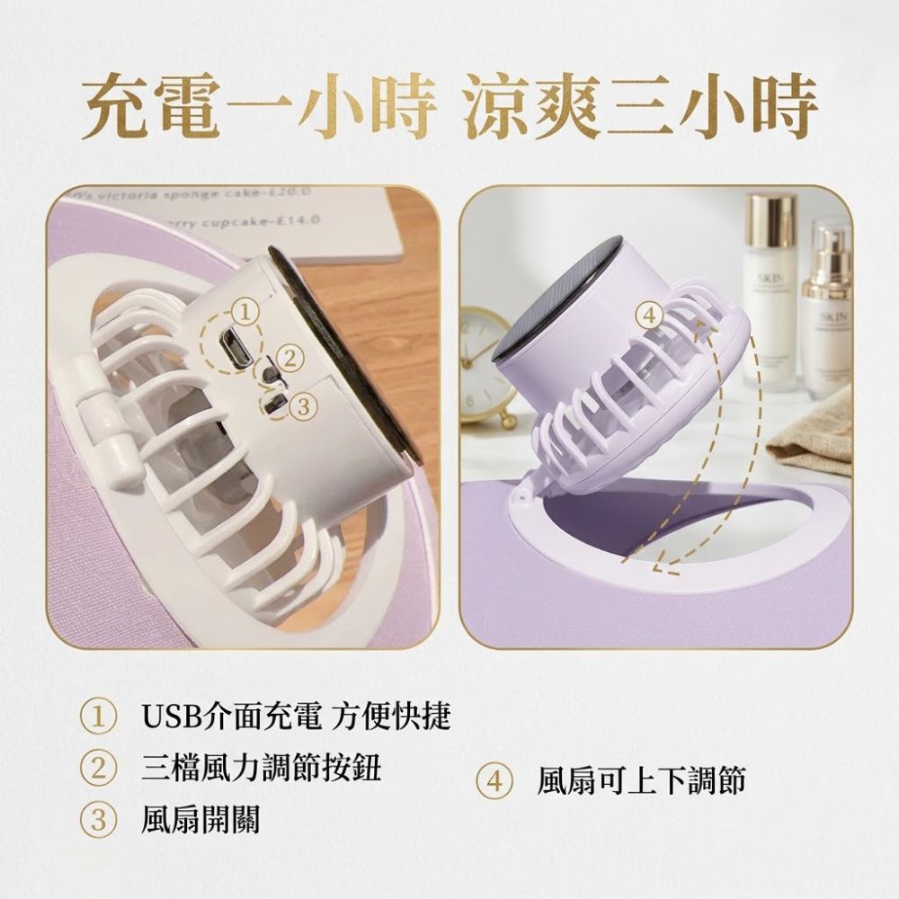 男女同款太陽能風扇帽|透氣防曬空頂遮陽帽
