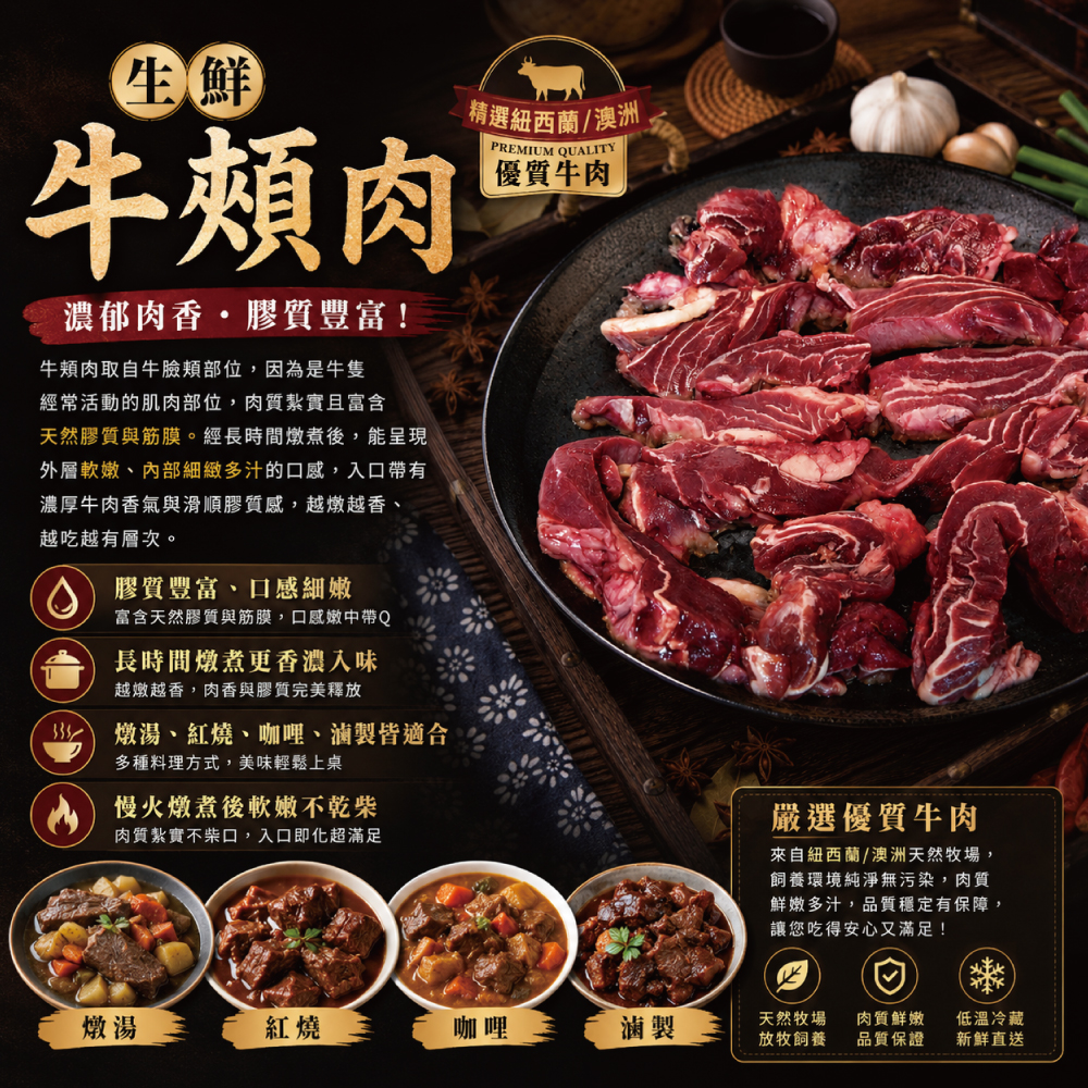 約克街肉舖 澳洲頂級老饕牛頰肉