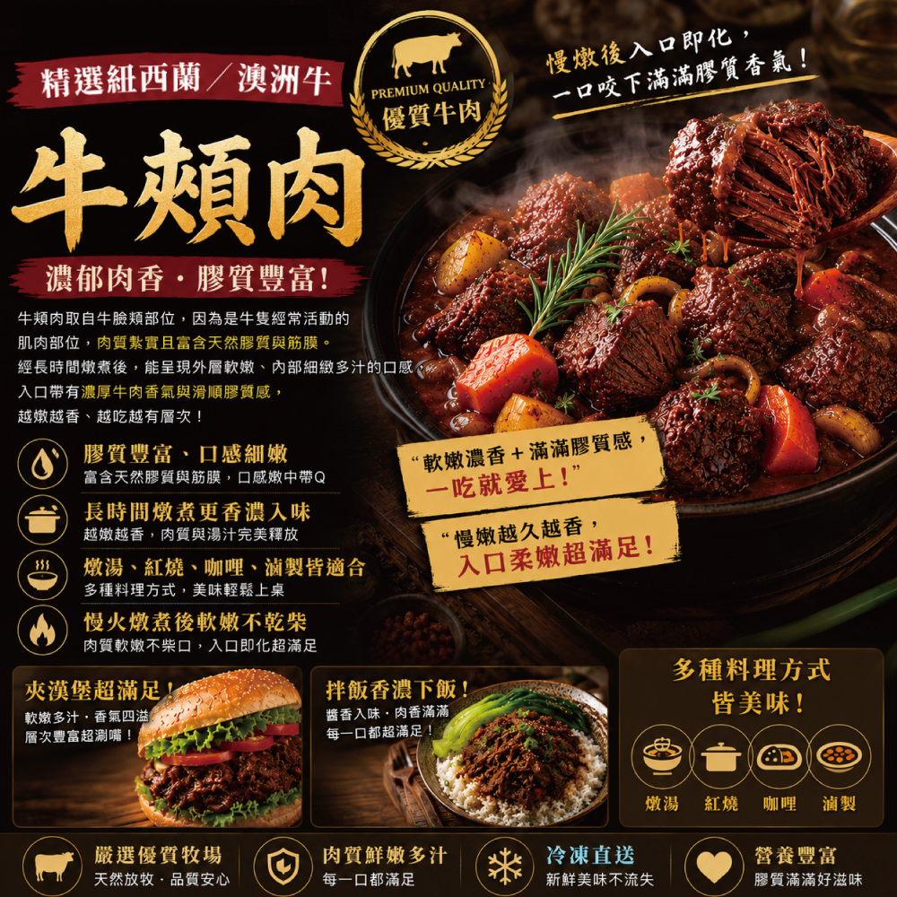 約克街肉舖 澳洲頂級老饕牛頰肉