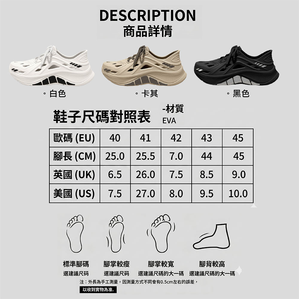 【JAR嚴選】厚底耐磨防滑透氣登山開車涉水鞋(預購14個工作天)