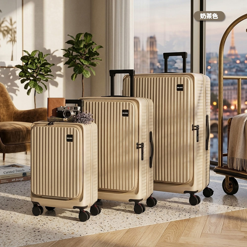 【Mr.Box】20吋/25吋/29吋前開式行李箱★超能裝可擴充1:9上開式輕掀箱/避震煞車輪/杯架/防爆拉鍊