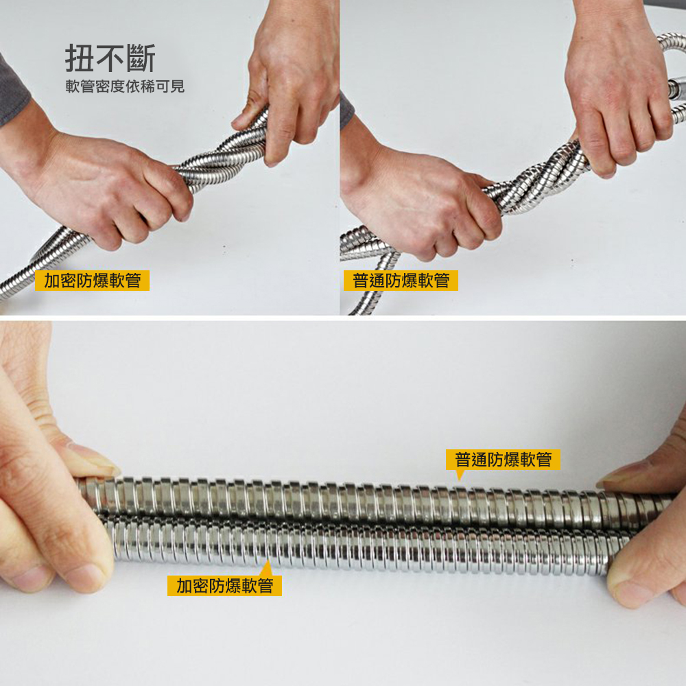渦輪增壓過濾止水蓮蓬頭+2米軟管(組合)