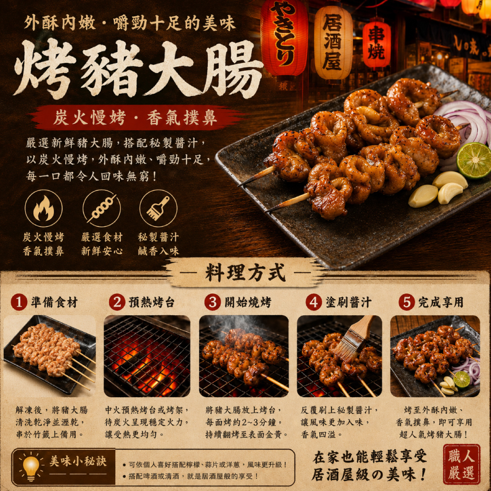 約克街肉舖 香烤豬大腸串