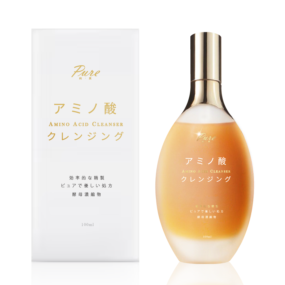PURE純真胺基酸酵母淨膚潔顏露100ml