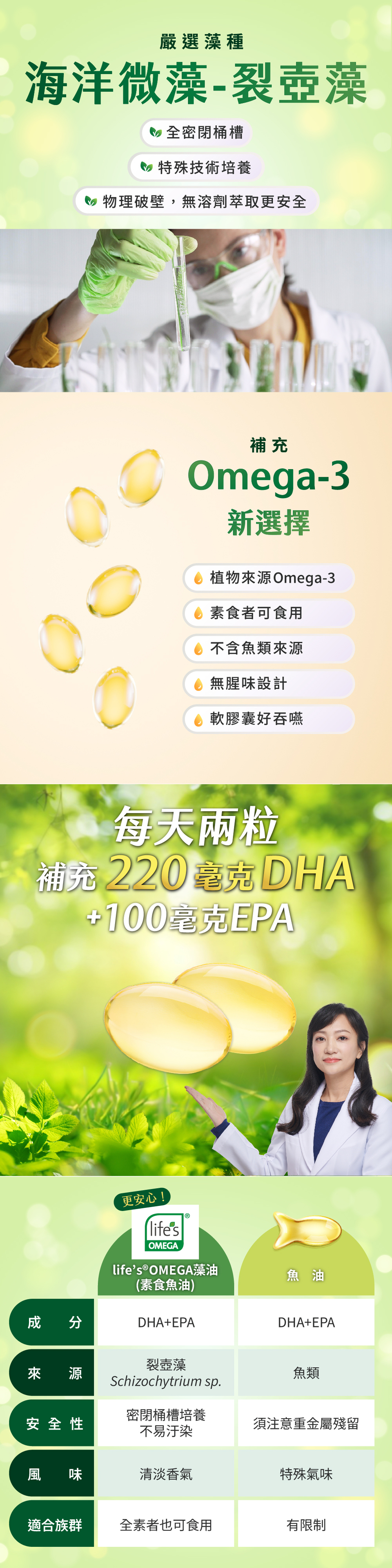【JoyHui 佳悅】藻油植物軟膠囊 30粒/盒(DSM大廠 全素DHA+EPA/素食魚油/孕婦/學齡/銀髮)