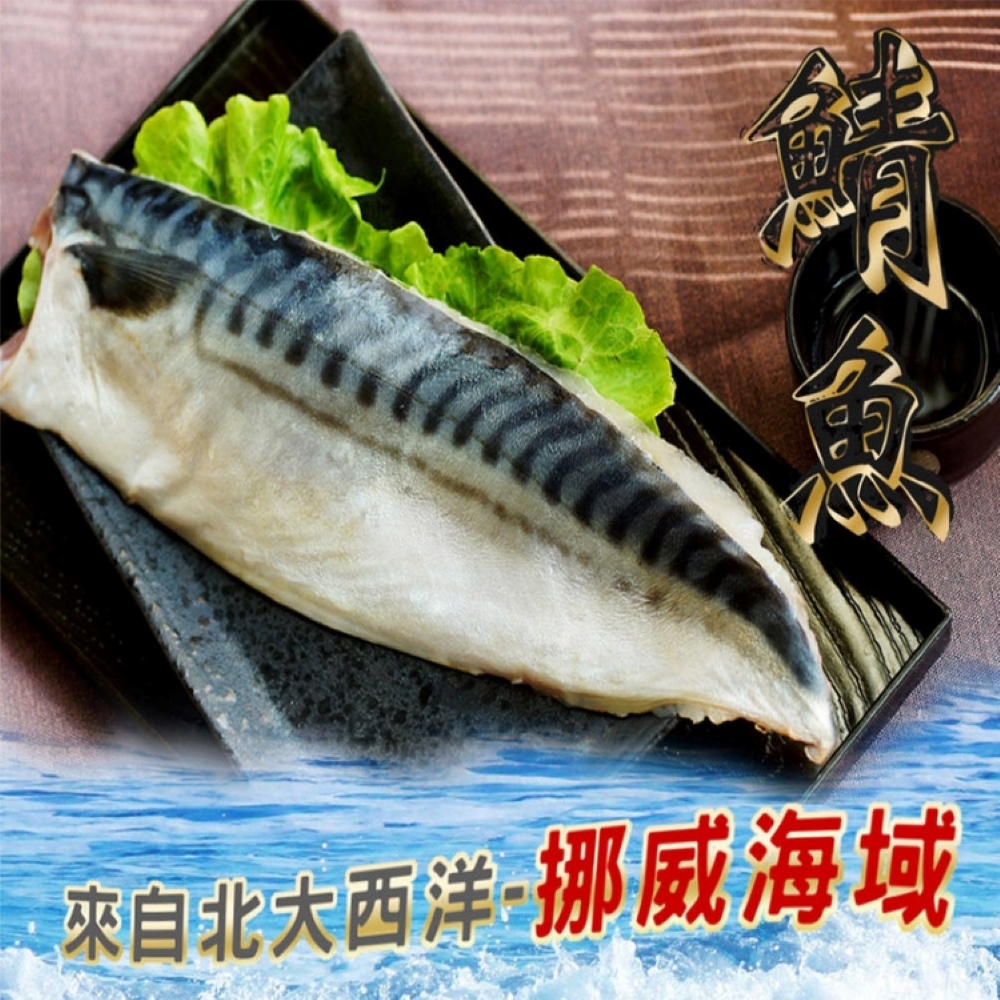 5L特大挪威薄鹽鯖魚|無紙板220-250g