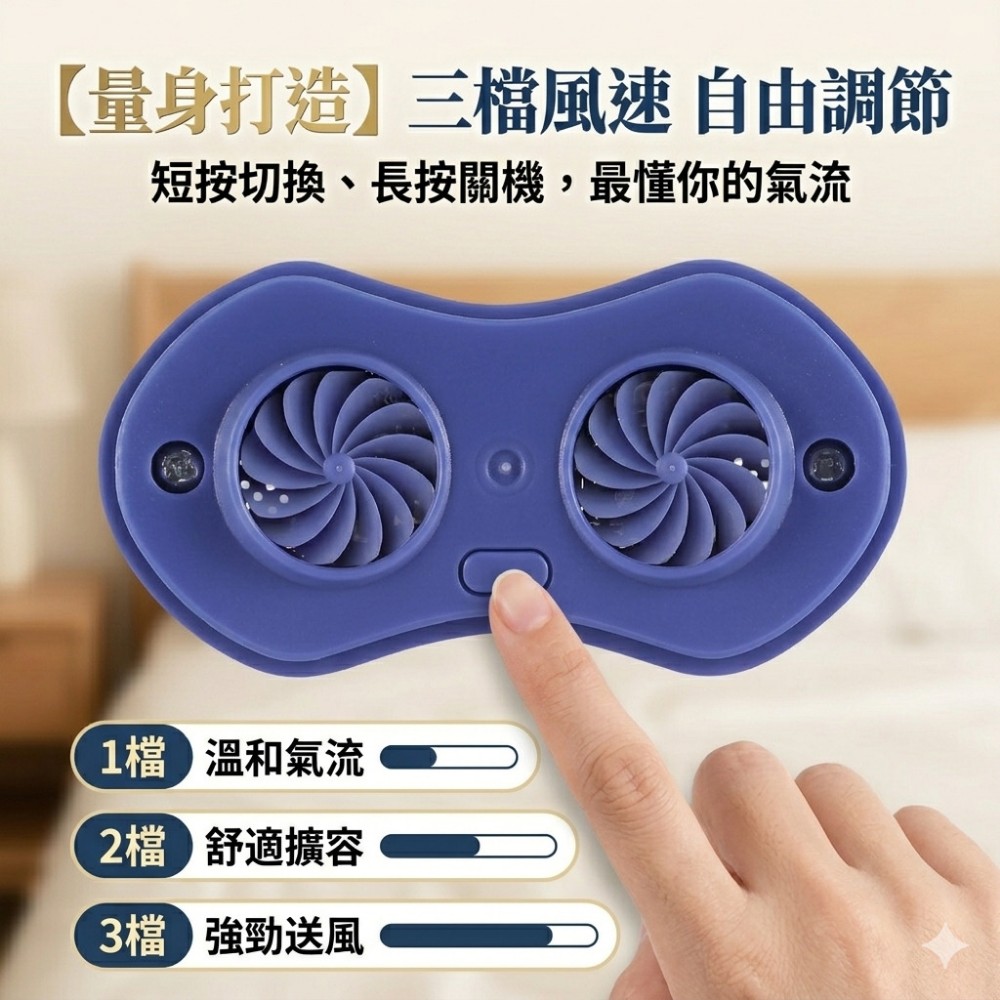 【深好眠】電動止鼾器 雙渦輪送風 擴容呼吸道 更好睡