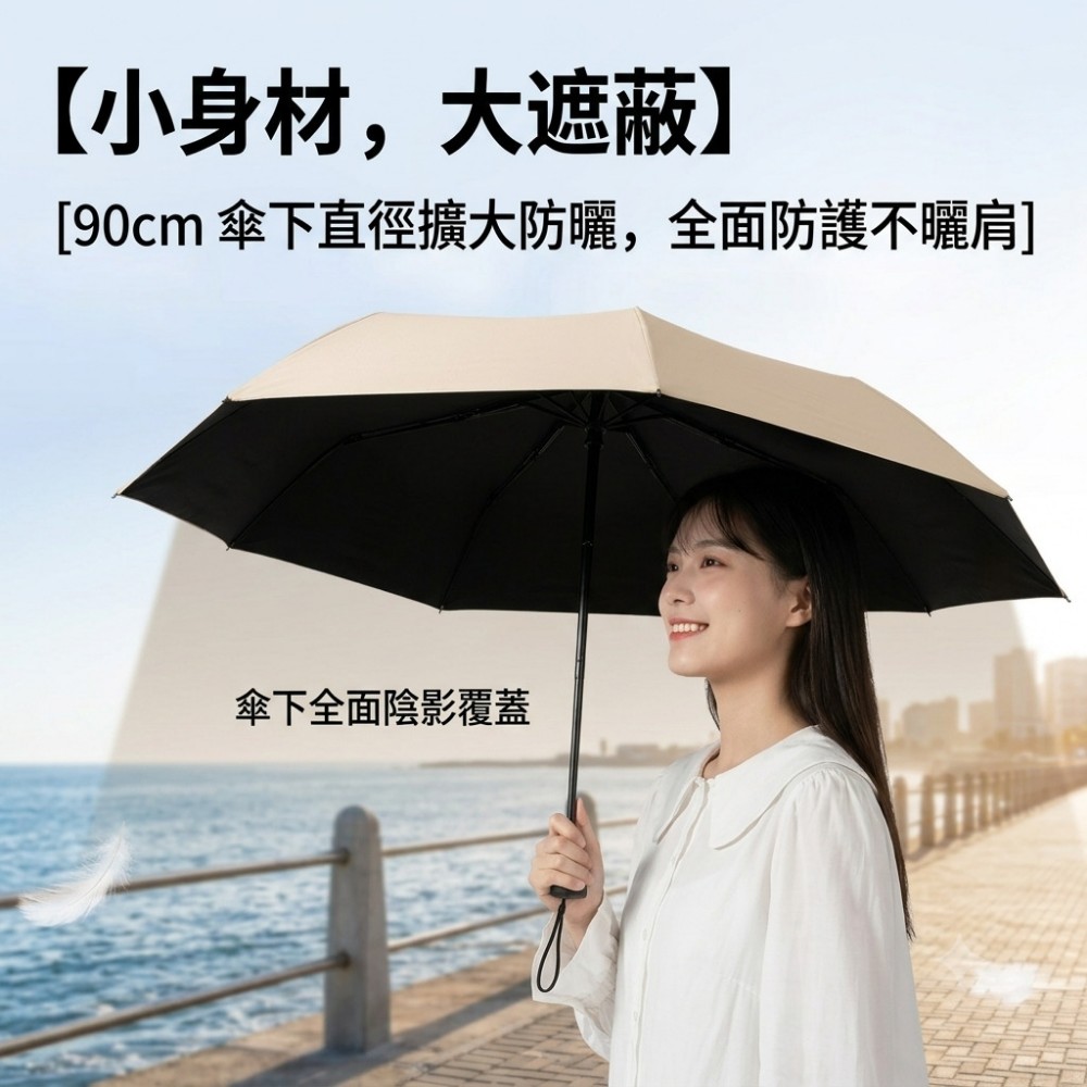 【PALMSHADE】迷你鉛筆防曬折疊傘 125g放包裡 輕如鉛筆 折疊傘 遮陽傘