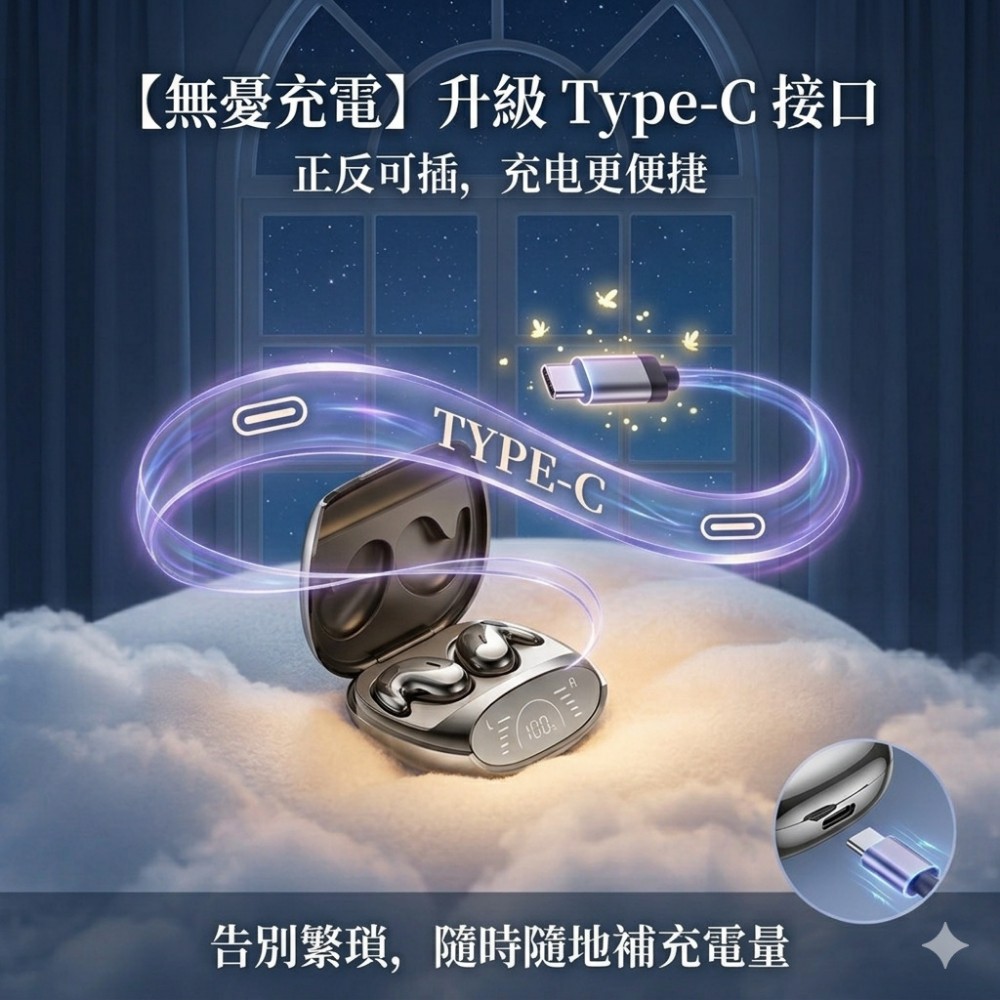 【Lullr】入眠款貼耳睡眠藍牙耳機 安眠曲睡前故事