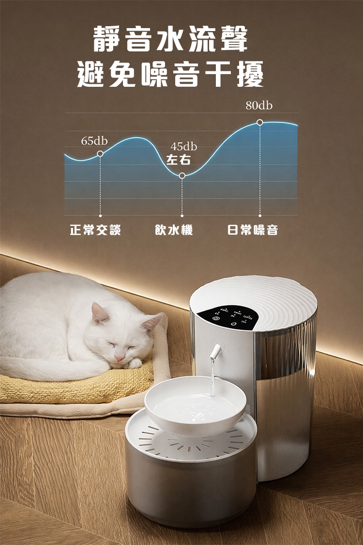 2代 3L寵物智能自動換水飲水機