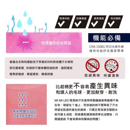 台灣製抗UV防曬吸排外套