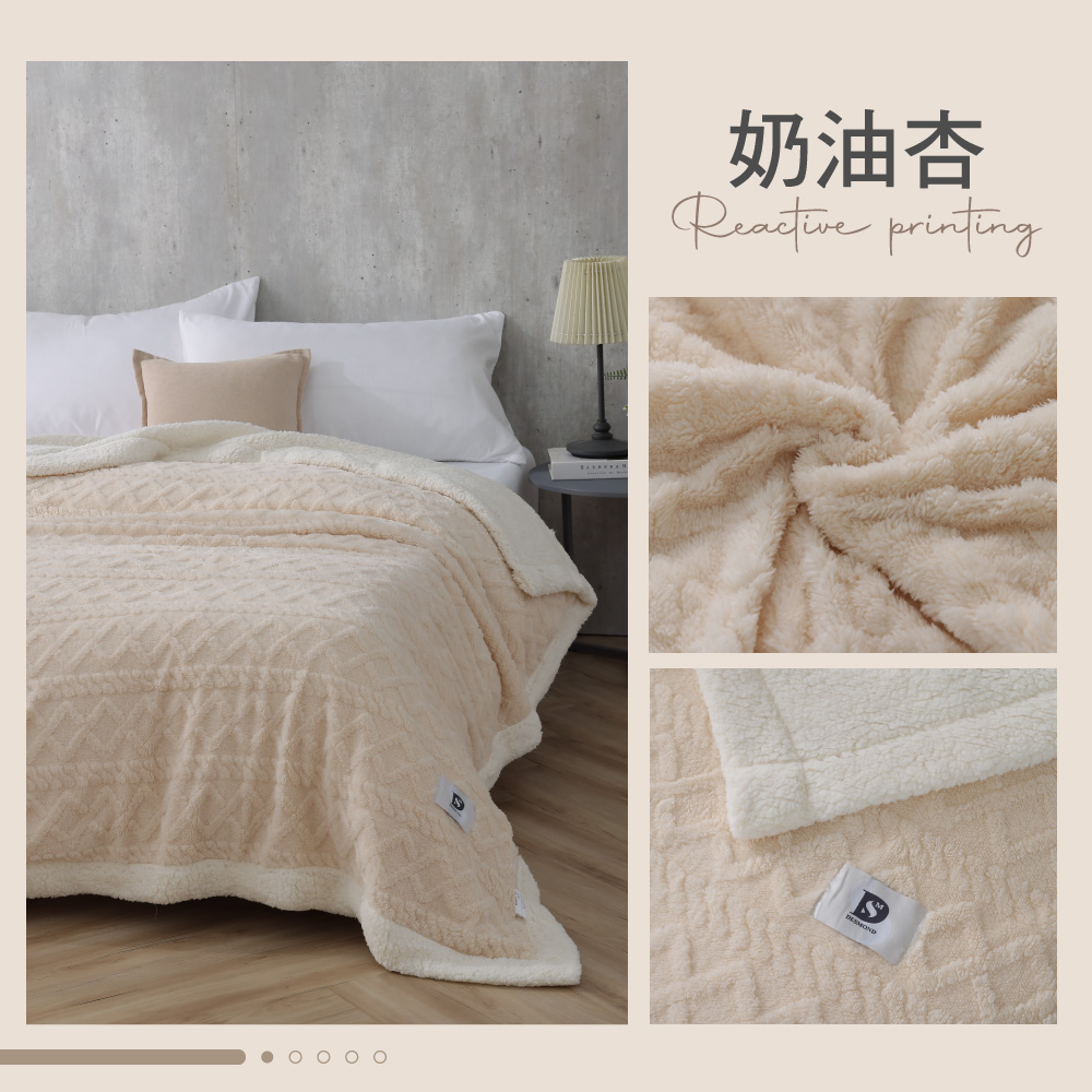 【BEST】韓系包邊塔芙絨x羊羔絨毯被 保暖被 絨被 毛毯 冬被 法蘭絨
