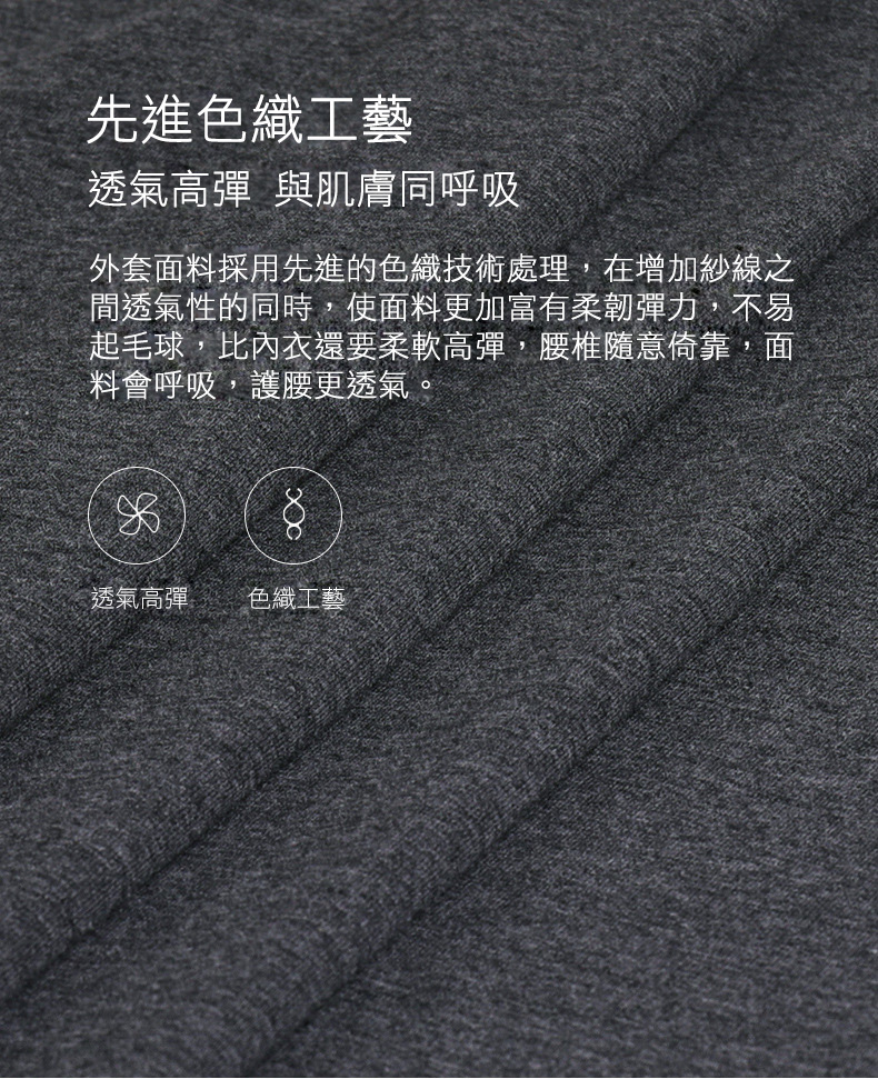 H型記憶棉包覆腰靠墊