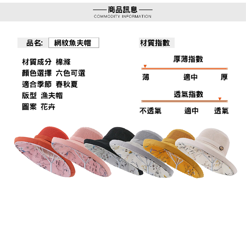 韓版大帽簷透氣遮陽帽 6色任選