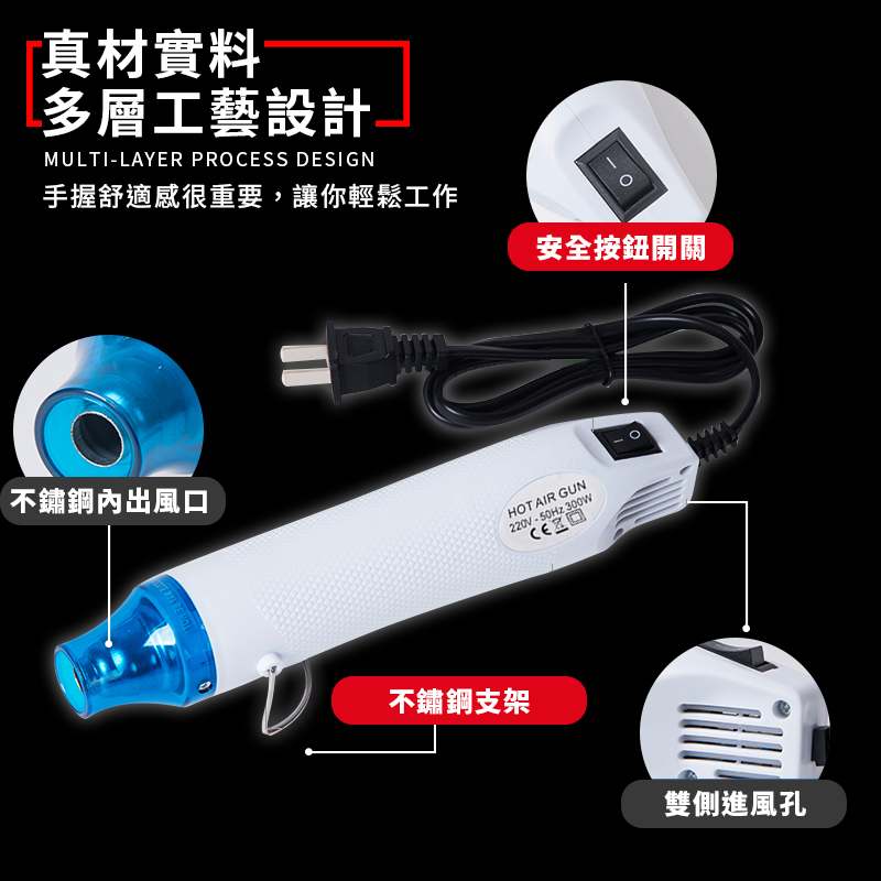 迷你多功能手持式熱風槍