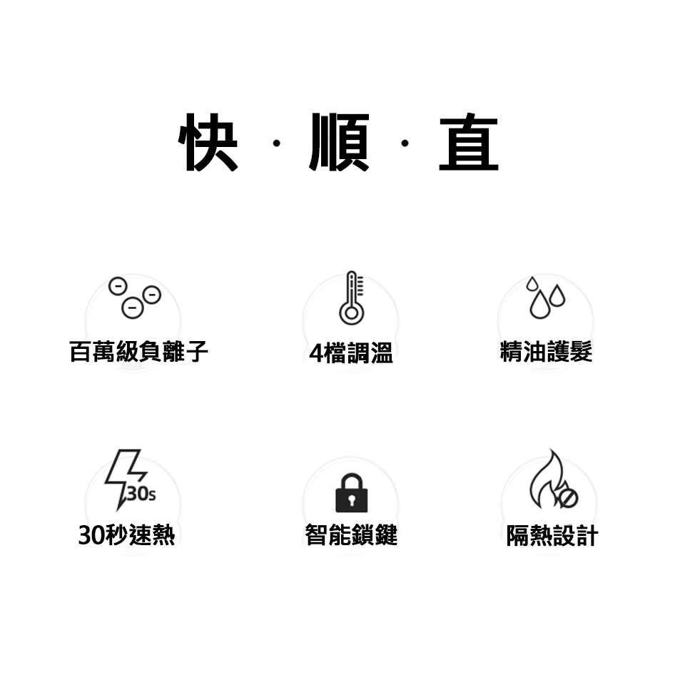 【 聲寶】負離子直捲兩用造型梳HC-Z1808L
