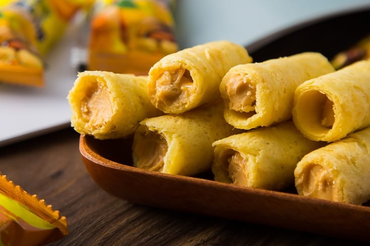 【台灣上青】花生醬一口蛋捲任選(16個/袋) 獨立包裝