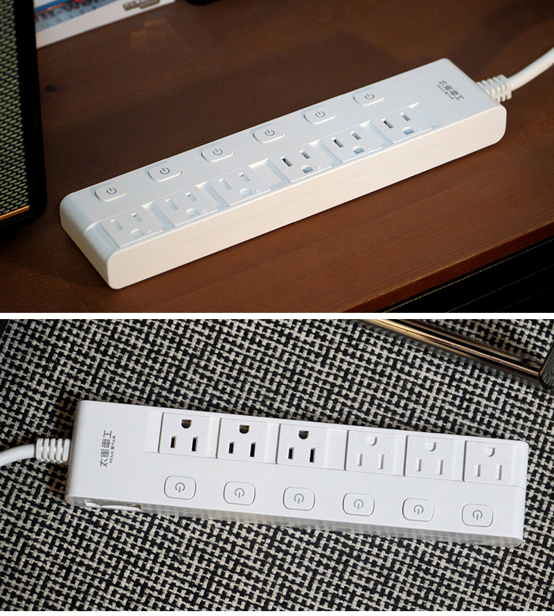 【太星電工】蓋安全七開六插滑蓋電腦線3P 6尺/9尺