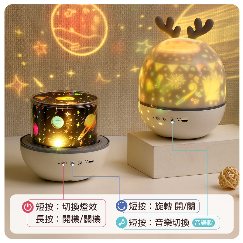夢幻星空投影燈