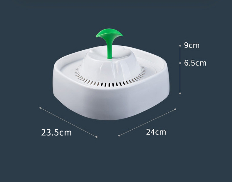 【靜音、低耗電、微孔濾網】電動噴泉過濾飲水機(USB供電)