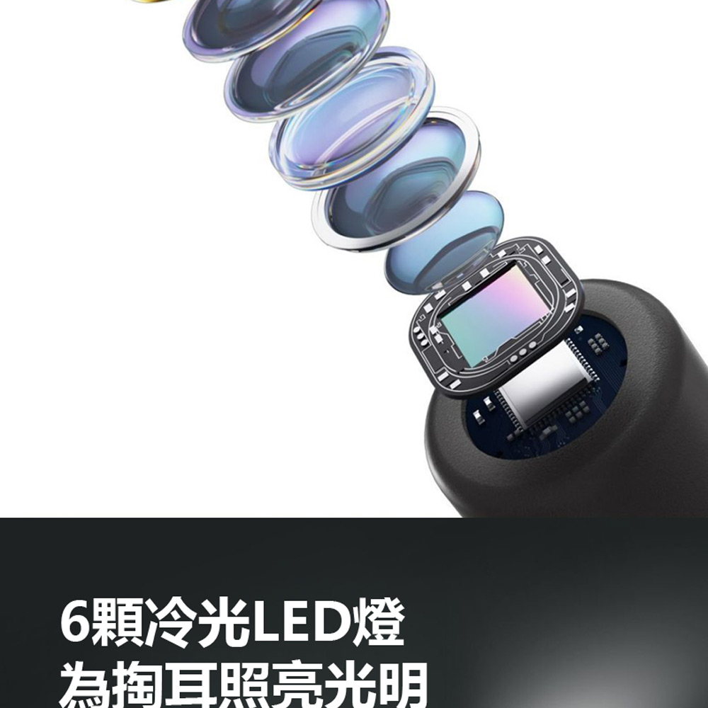 帶防塵蓋WiFi智慧可視掏耳棒 EAR-B5