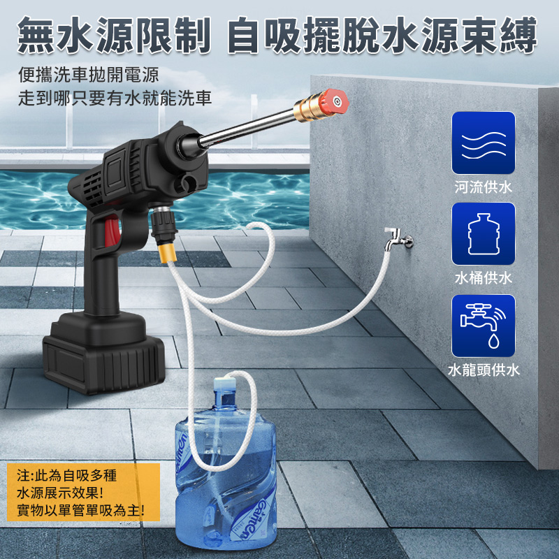 【FJ】創新便攜式無線高壓清洗機CG6(清洗必備)