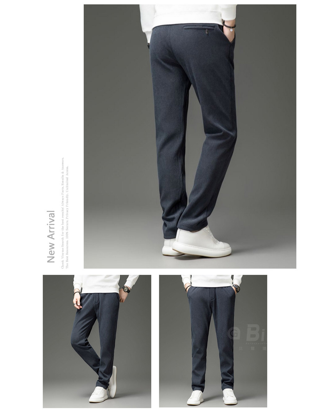 加絨加厚刷毛鬆緊腰燈芯絨長褲 厚磅保暖褲 L-5XL