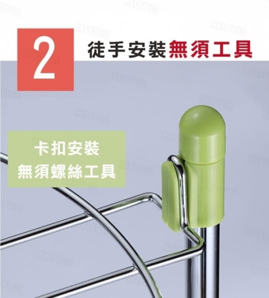 【優家居】廚房多功能可調節5層收納鍋架
