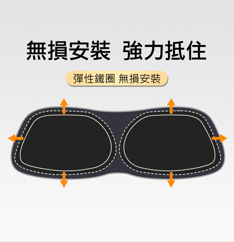 新款雙層加厚隔熱汽車前擋遮陽擋板