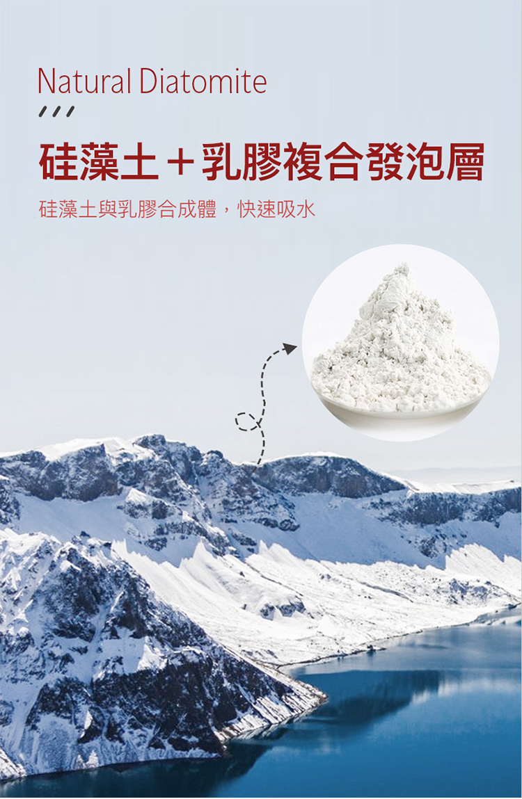 【DaoDi】可愛軟式硅藻土吸水地墊 (2入軟式珪藻土/吸水踏墊/防滑