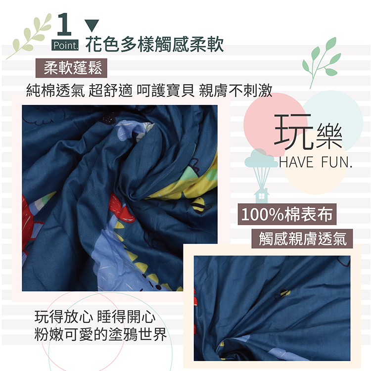 【TRP】兒童冬夏純棉兩用舖棉書包睡袋(多款任選)