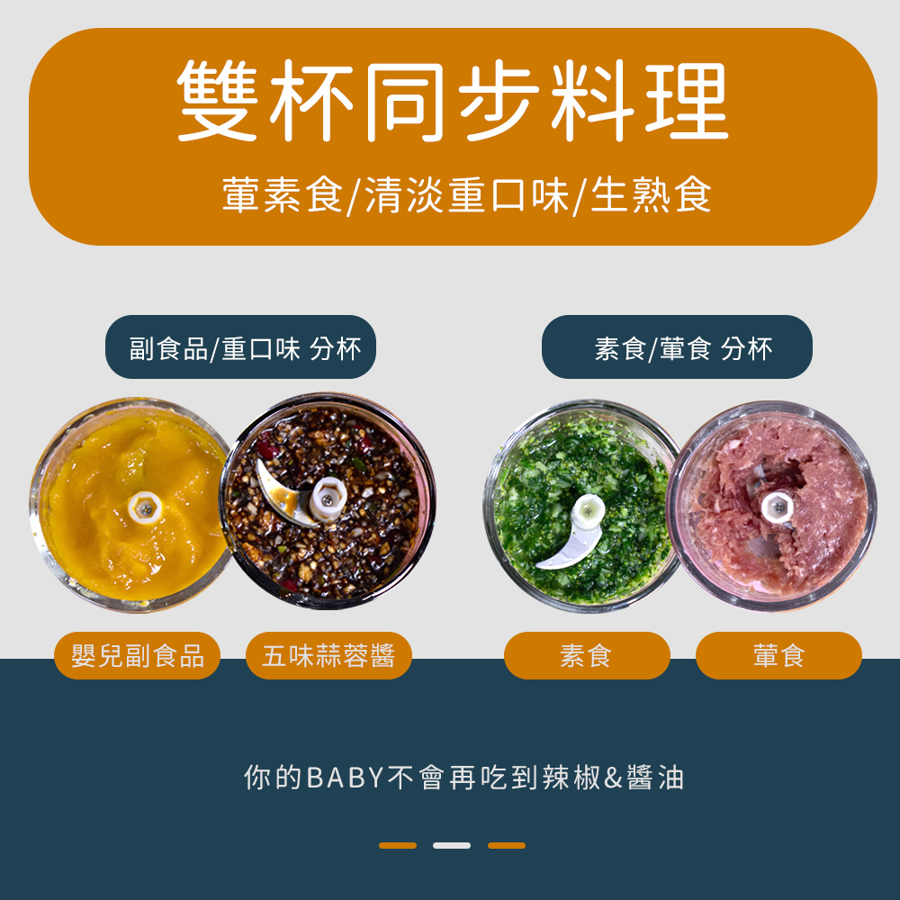 【Arlink】鬆搗菜菜籽 多功能電動食物調理機 廚房必備神器 AG25