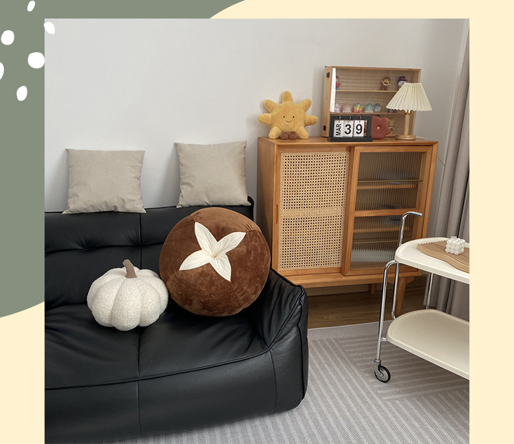 超大仿真番茄香菇加厚坐墊