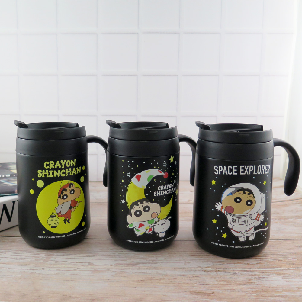 正版授權蠟筆小新 保溫杯保溫瓶