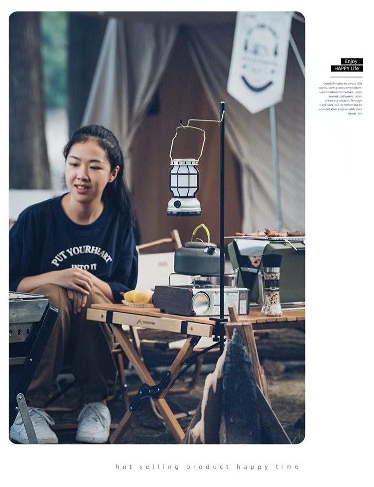 手提便攜USB太陽能露營燈