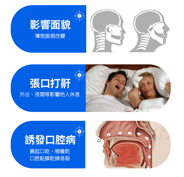 日本熱銷防打呼止鼾貼 21枚/包(3枚/張,7張/包)