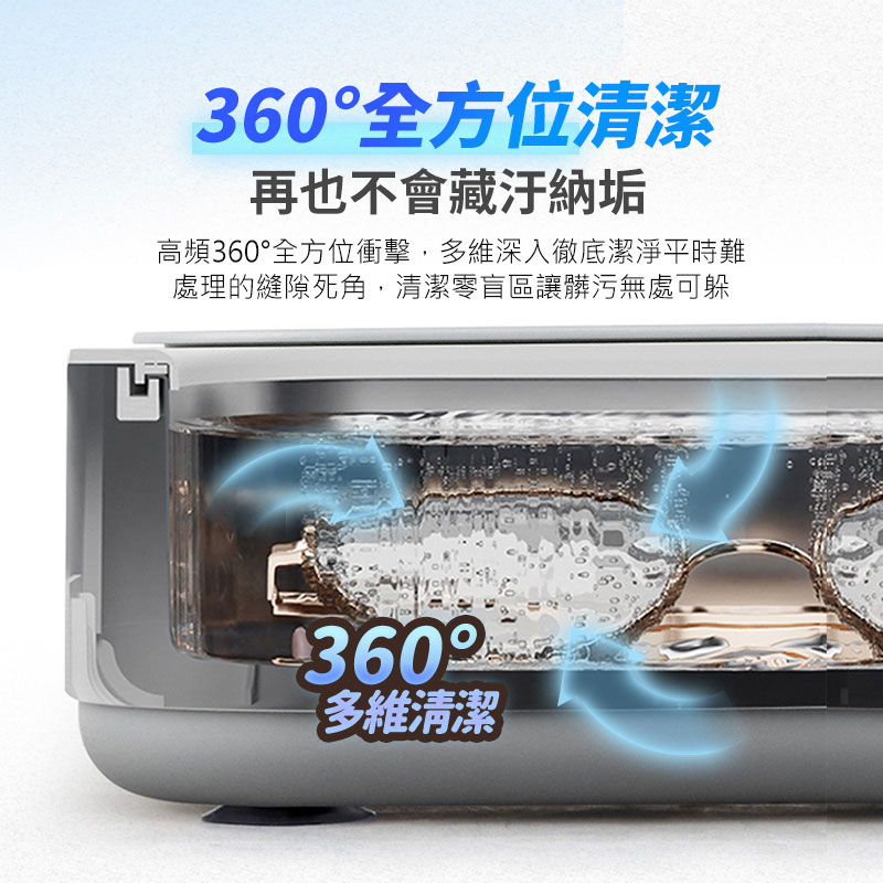 長江 超聲波清洗機 NA2 洗眼鏡機 珠寶清洗器 假牙清洗機