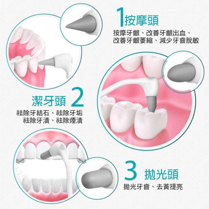 VIBRATION 高效多功能電動潔牙沖牙器