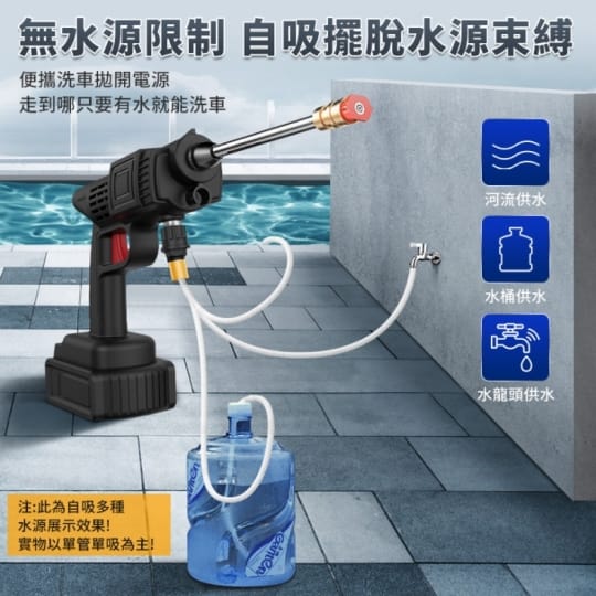 【長江】無線高壓清洗水槍 車用清潔 汽車美容 便攜式 CG6
