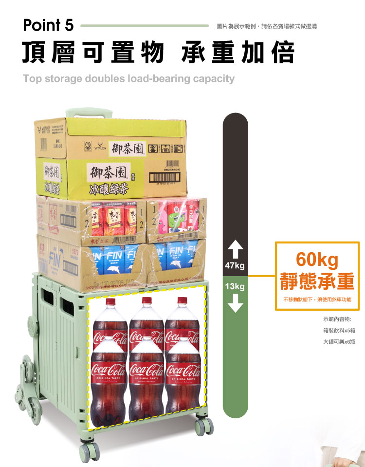 摩登平拉折疊收納車