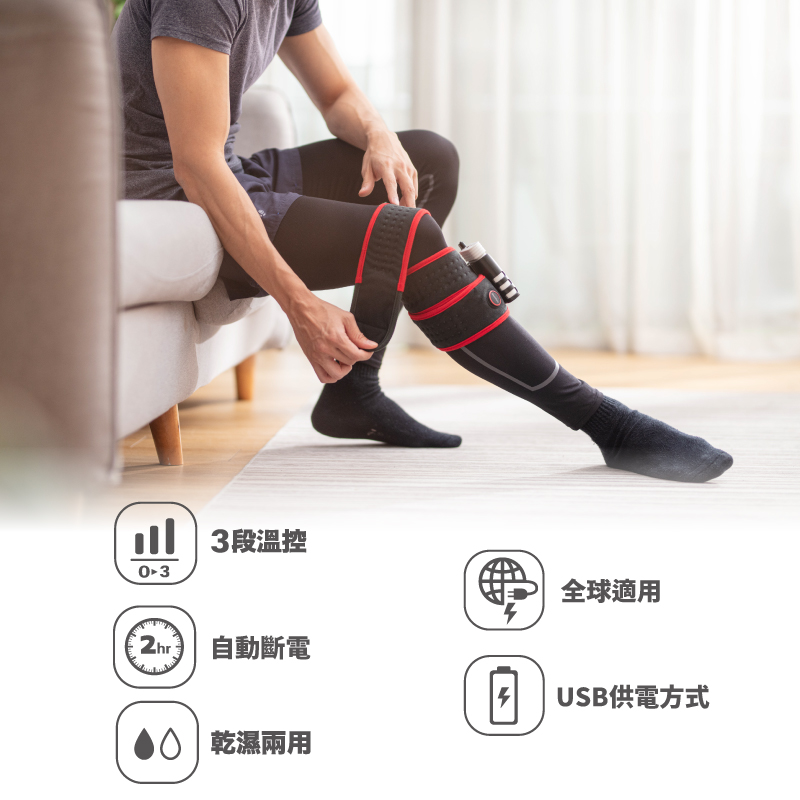 【Sunlus 三樂事】行動智能熱敷墊環繞多部位 SP1408