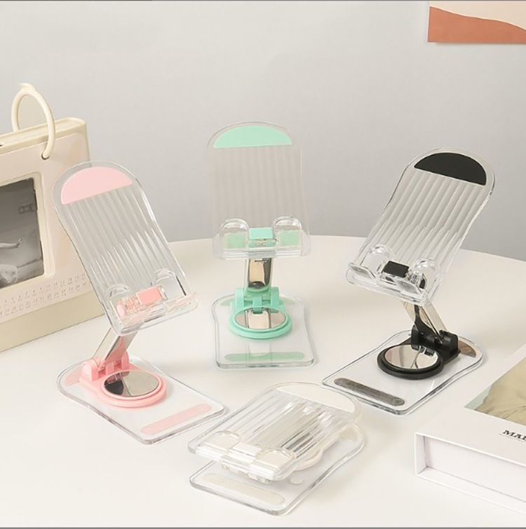 360度旋轉壓克力可折疊手機平板支架