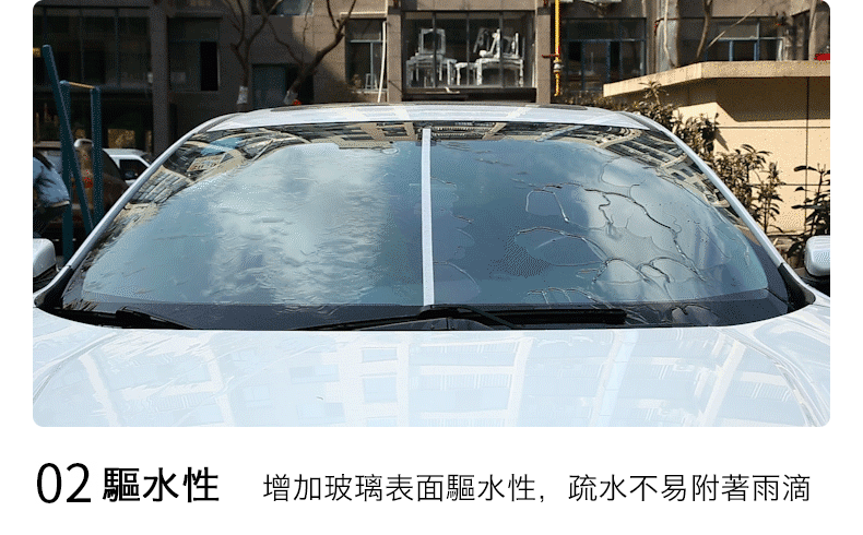 極淨車用玻璃防水鍍膜劑 100ml (汽車鍍膜劑/奈米級養護/防塵抗汙)