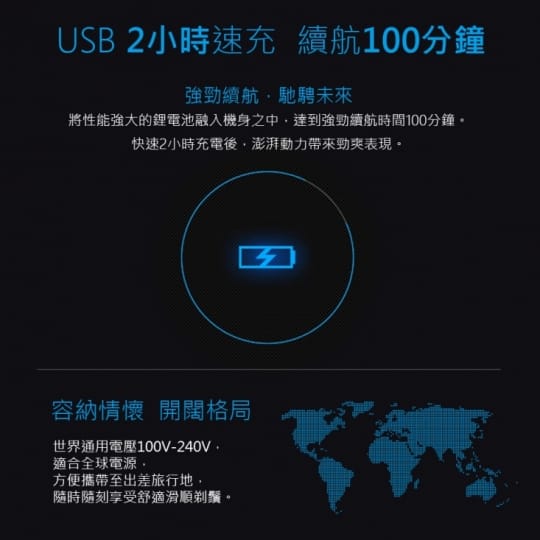 【SAMPO聲寶】多功能三刀頭電鬍刀EA-Z1609WL/EA-Z1810WL