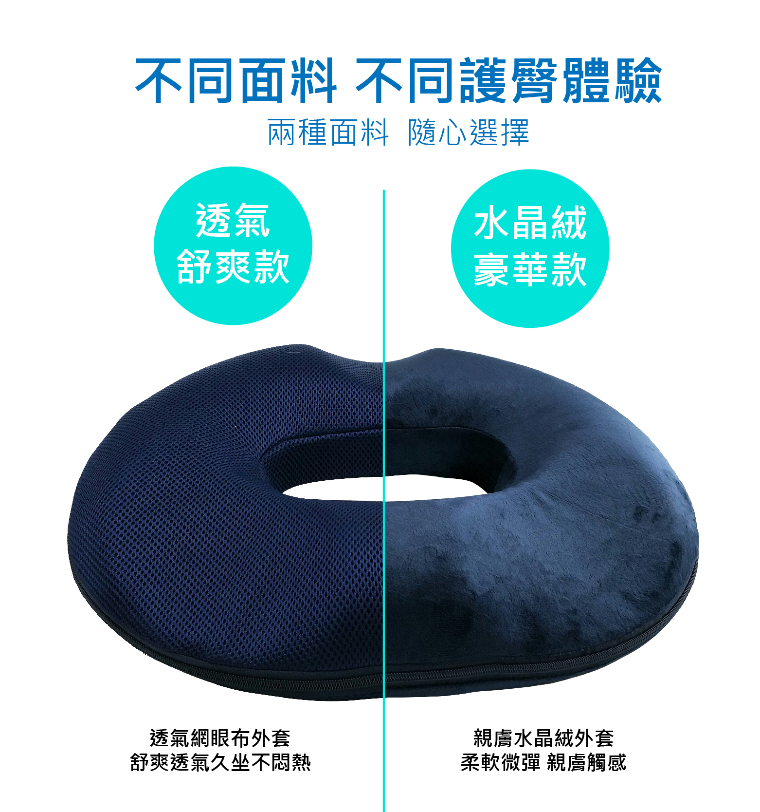 3D久坐護椎記憶棉坐墊